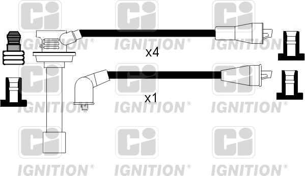 Quinton Hazell XC896 - Augstsprieguma vadu komplekts www.autospares.lv