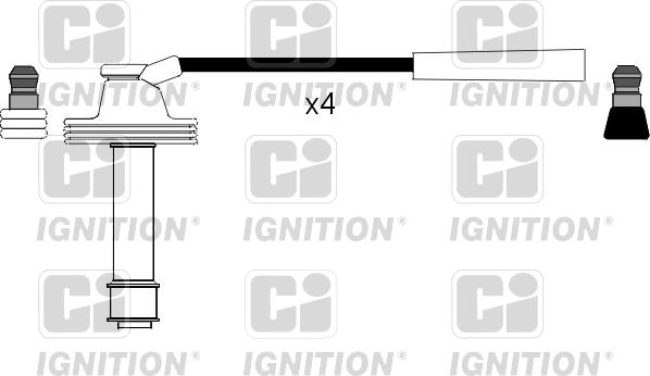 Quinton Hazell XC865 - Ignition Cable Kit www.autospares.lv