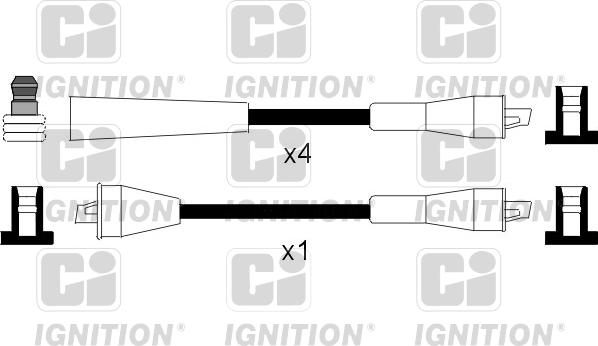 Quinton Hazell XC394 - Augstsprieguma vadu komplekts www.autospares.lv