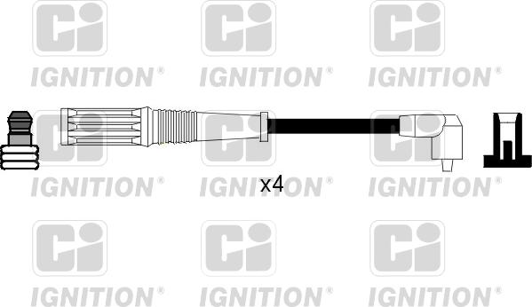 Quinton Hazell XC375 - Augstsprieguma vadu komplekts www.autospares.lv