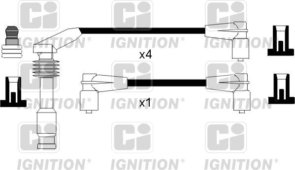 Quinton Hazell XC761 - Augstsprieguma vadu komplekts www.autospares.lv