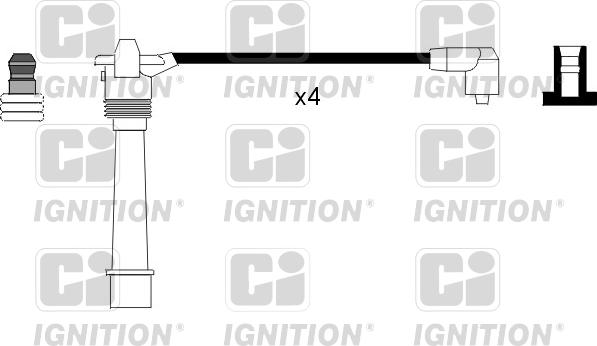 Quinton Hazell XC701 - Augstsprieguma vadu komplekts www.autospares.lv