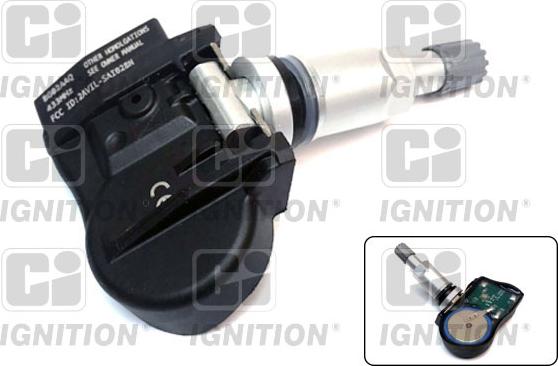 Quinton Hazell XTPS107 - Wheel Sensor, tyre pressure control system www.autospares.lv