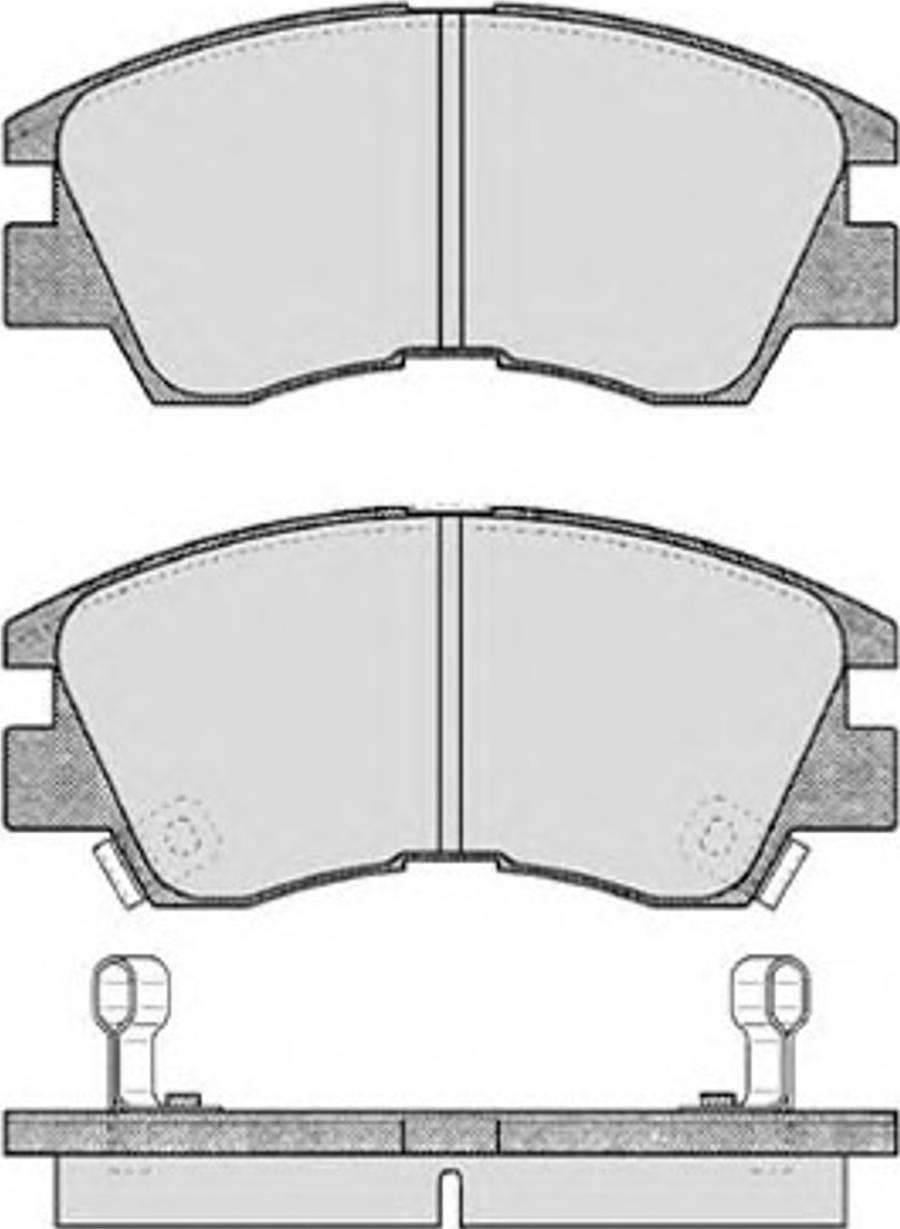 Raicam 4950 - Тормозные колодки, дисковые, комплект www.autospares.lv