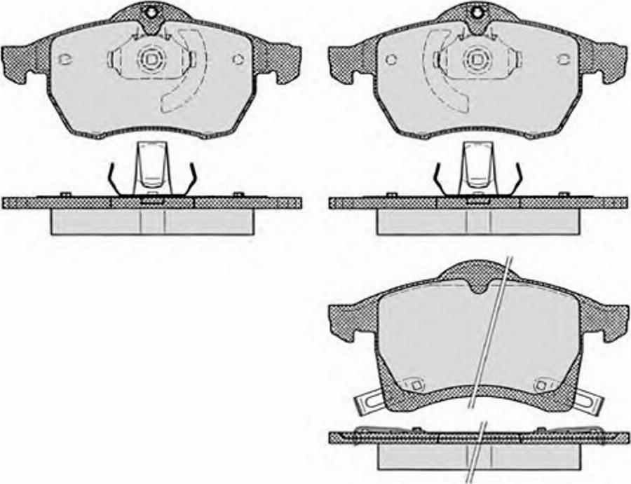 Raicam 664.0 - Bremžu uzliku kompl., Disku bremzes www.autospares.lv