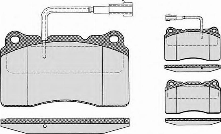 Raicam 604.2 - Bremžu uzliku kompl., Disku bremzes www.autospares.lv