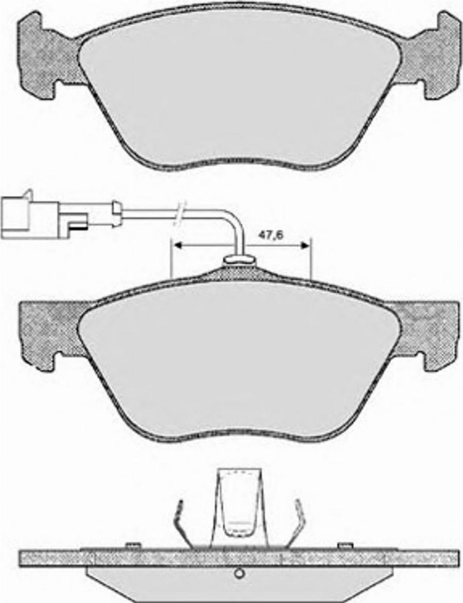 Raicam 615.0 - Тормозные колодки, дисковые, комплект www.autospares.lv