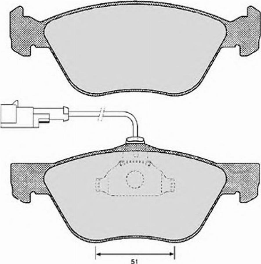 Raicam 615.1 - Тормозные колодки, дисковые, комплект www.autospares.lv