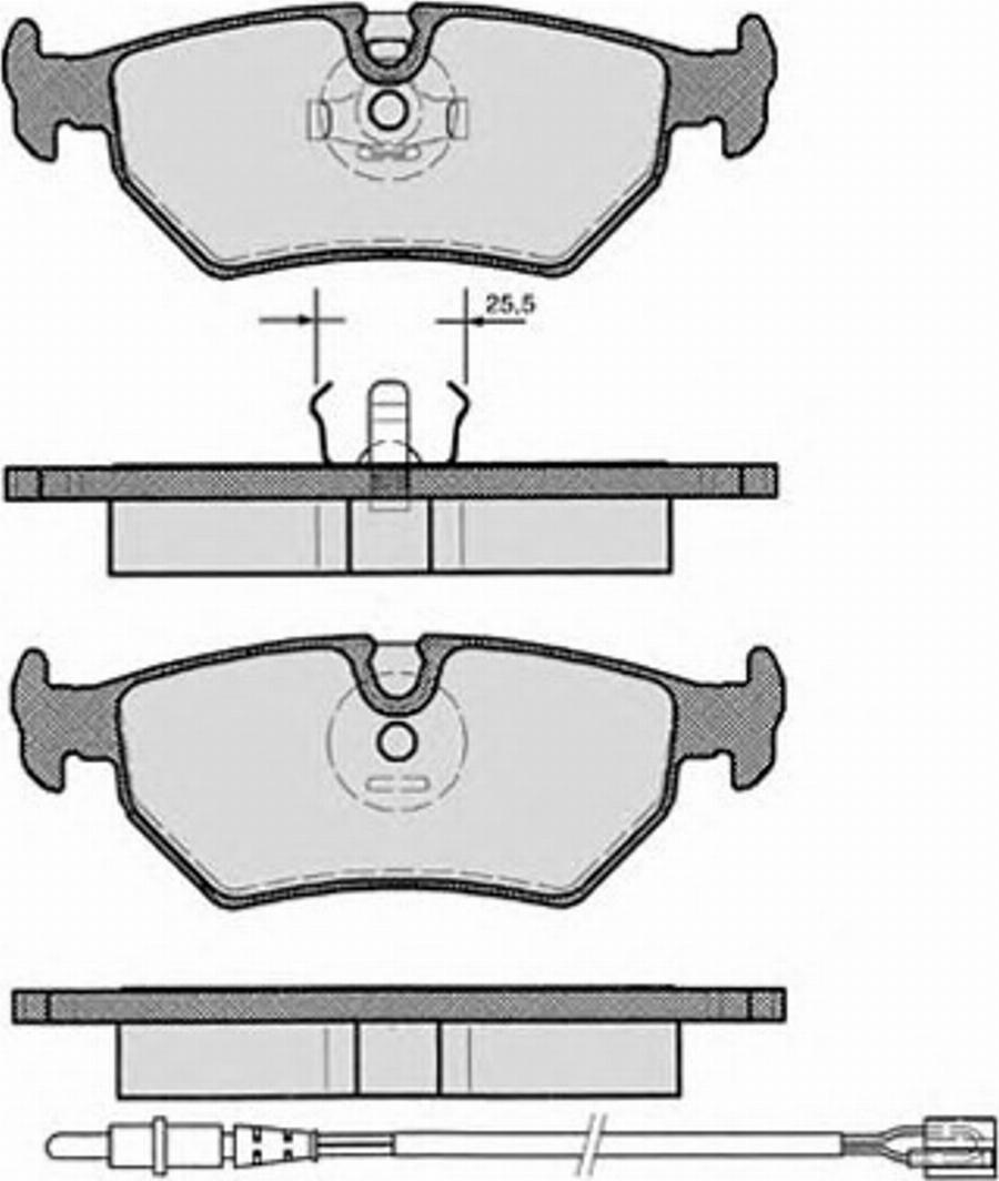 Raicam 6161 - Тормозные колодки, дисковые, комплект www.autospares.lv