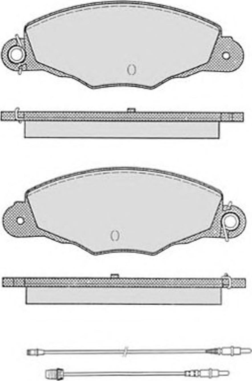 Raicam 6850 - Тормозные колодки, дисковые, комплект www.autospares.lv