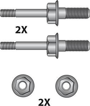 Raicam 12079612 - Piederumu komplekts, Disku bremžu uzlikas www.autospares.lv