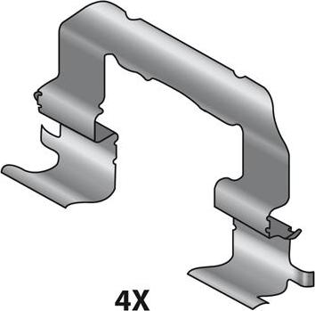 Raicam 12079680 - Piederumu komplekts, Disku bremžu uzlikas www.autospares.lv