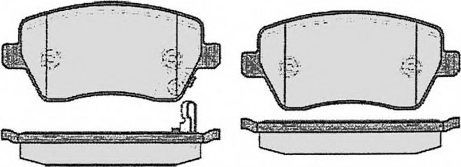 Raicam 8051 - Тормозные колодки, дисковые, комплект www.autospares.lv