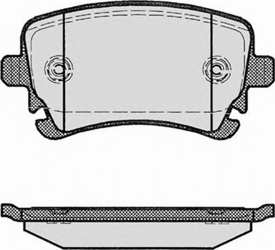 Raicam 819.1 - Тормозные колодки, дисковые, комплект www.autospares.lv