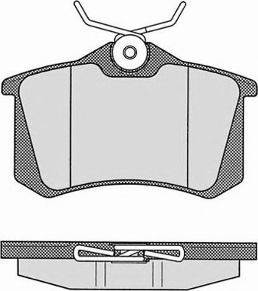 Raicam 348.7 - Тормозные колодки, дисковые, комплект www.autospares.lv