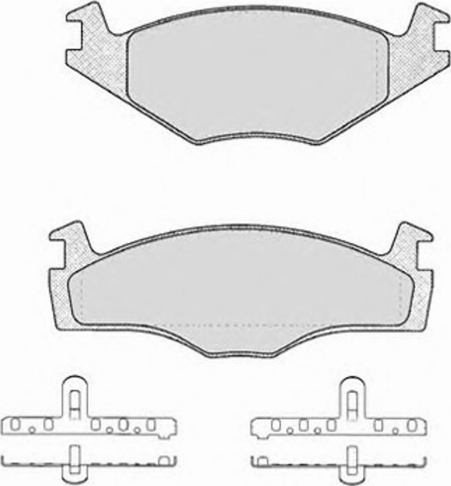 Raicam 2912 - Brake Pad Set, disc brake www.autospares.lv