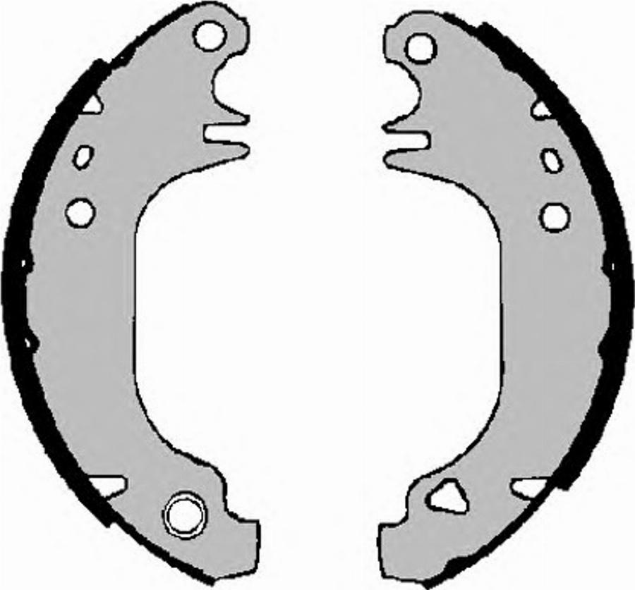 Raicam 2497 - Brake Shoe Set www.autospares.lv