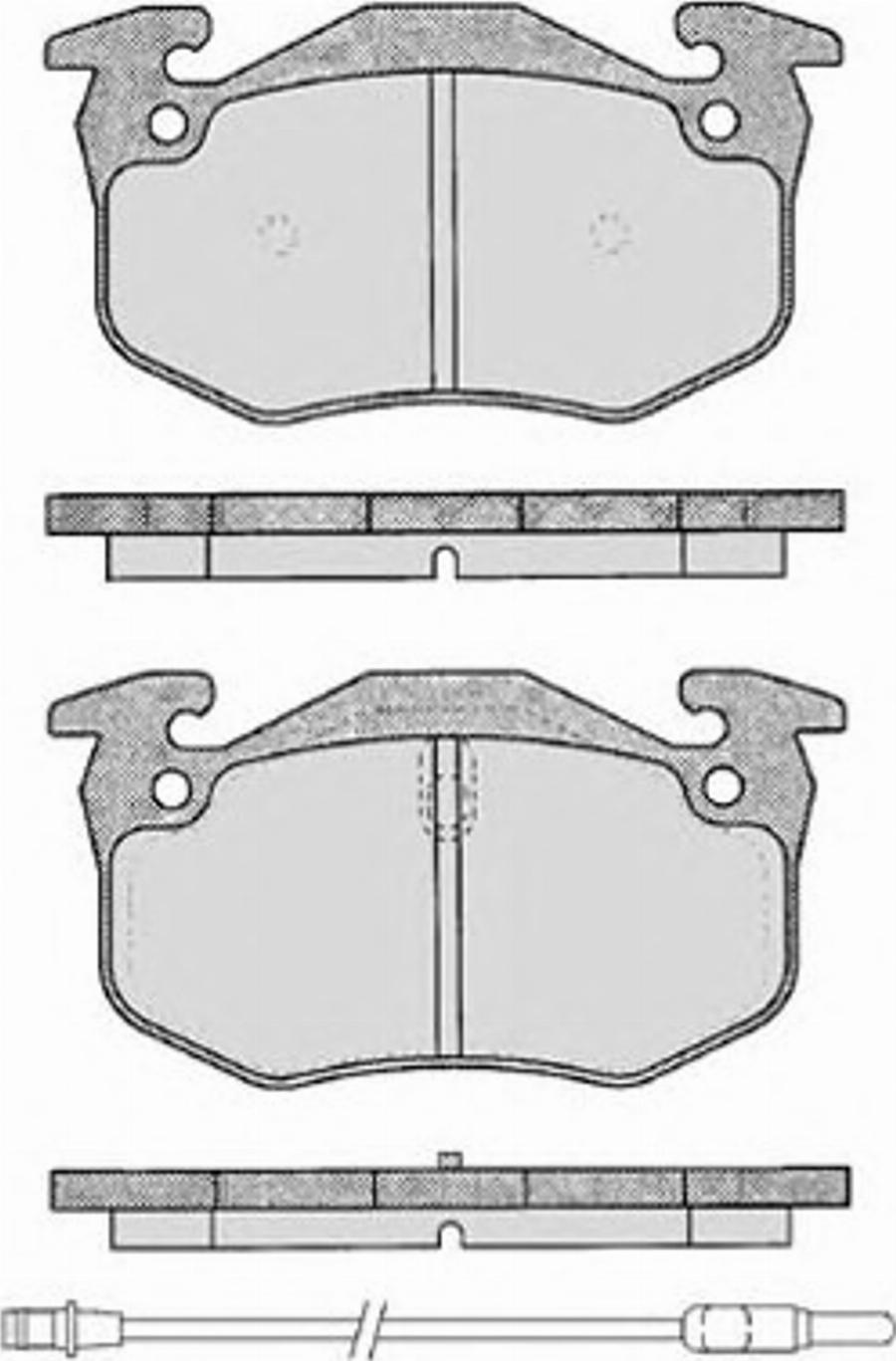 Raicam 257.4 - Brake Pad Set, disc brake www.autospares.lv