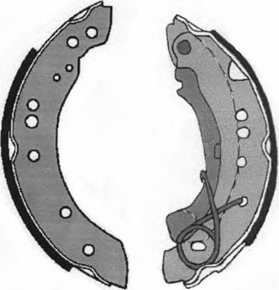 Raicam 2825 - Brake Shoe, Drum brakes www.autospares.lv