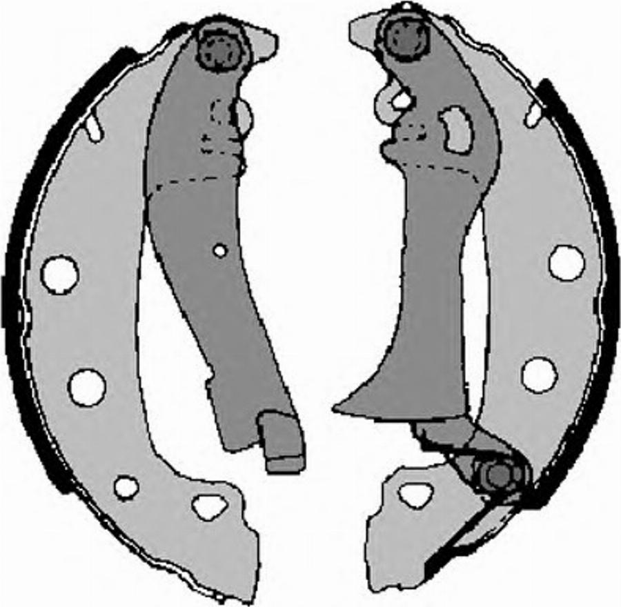 Raicam 2274 - Brake Shoe Set www.autospares.lv