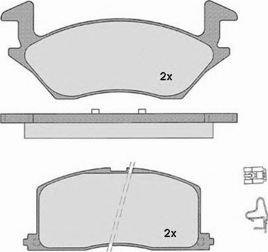 Raicam 744.0 - Bremžu uzliku kompl., Disku bremzes www.autospares.lv