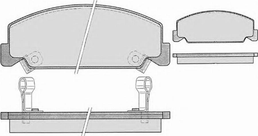 Raicam 753.0 - Bremžu uzliku kompl., Disku bremzes autospares.lv