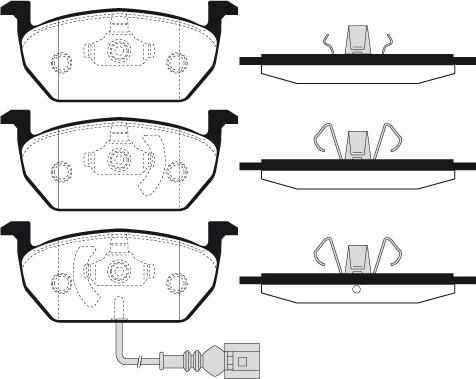 Raicam RA.0996.0 - Тормозные колодки, дисковые, комплект www.autospares.lv