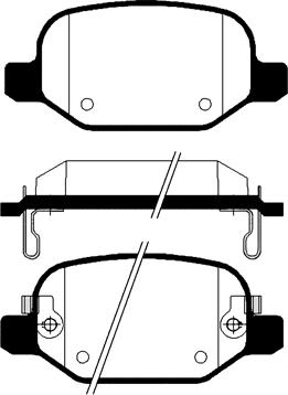 Raicam RA.0958.0 - Bremžu uzliku kompl., Disku bremzes www.autospares.lv