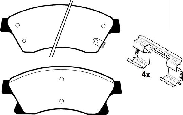 Raicam RA.0969.0K1 - Bremžu uzliku kompl., Disku bremzes www.autospares.lv