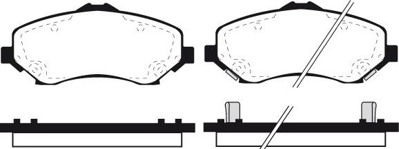 Raicam RA.0961.0 - Bremžu uzliku kompl., Disku bremzes www.autospares.lv