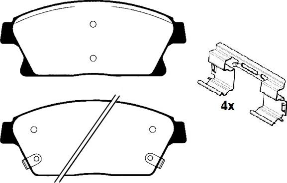 Raicam RA.0968.0K1 - Bremžu uzliku kompl., Disku bremzes autospares.lv