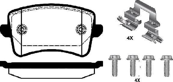 Raicam RA.0915.0K1 - Bremžu uzliku kompl., Disku bremzes www.autospares.lv