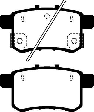 WXQP 141035 - Bremžu uzliku kompl., Disku bremzes autospares.lv