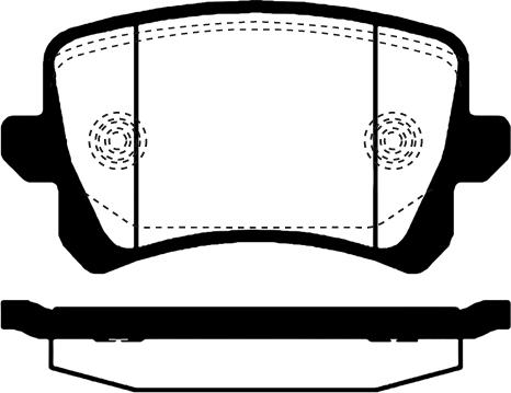 Roulunds Rubber 863483 - Bremžu uzliku kompl., Disku bremzes autospares.lv