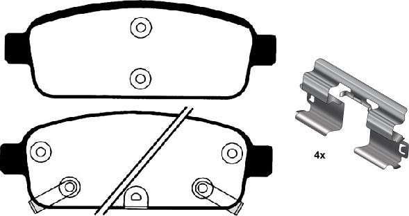 Raicam RA.0973.0K1 - Bremžu uzliku kompl., Disku bremzes autospares.lv