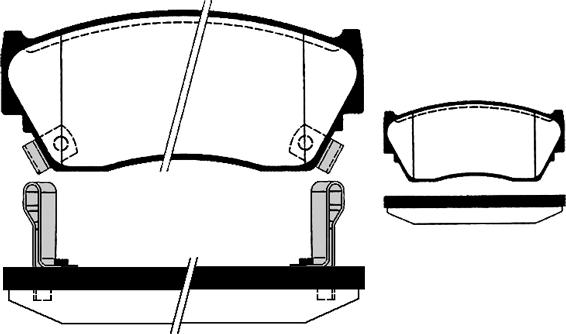 Raicam RA.0498.0 - Bremžu uzliku kompl., Disku bremzes www.autospares.lv