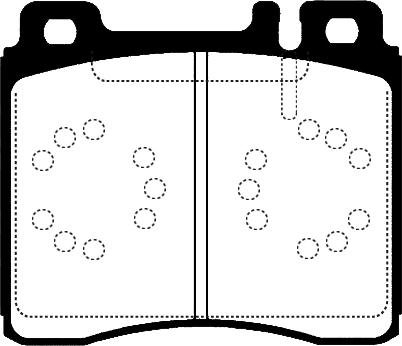 Raicam RA.0497.0 - Bremžu uzliku kompl., Disku bremzes www.autospares.lv