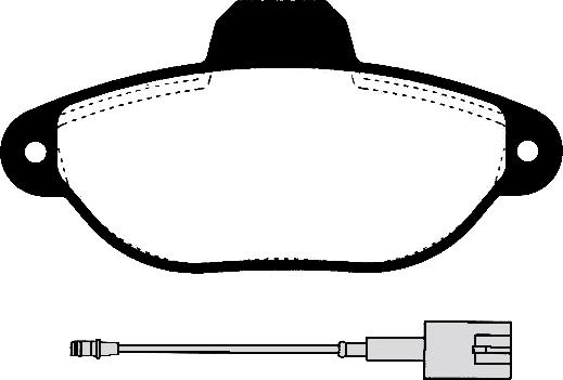 FIT FP0305 - Brake Pad Set, disc brake www.autospares.lv