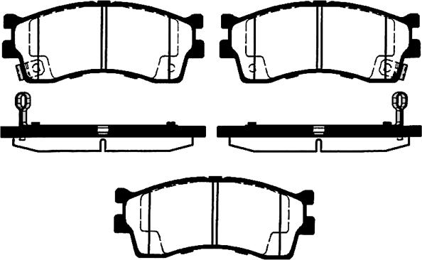 Raicam RA.0456.0 - Bremžu uzliku kompl., Disku bremzes autospares.lv