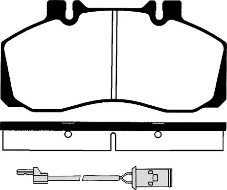 Raicam RA.0485.1 - Bremžu uzliku kompl., Disku bremzes autospares.lv