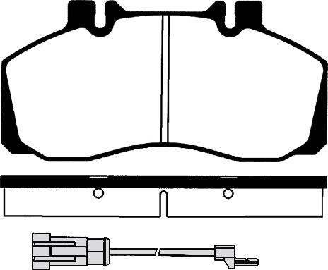 Raicam RA.0485.2 - Bremžu uzliku kompl., Disku bremzes autospares.lv