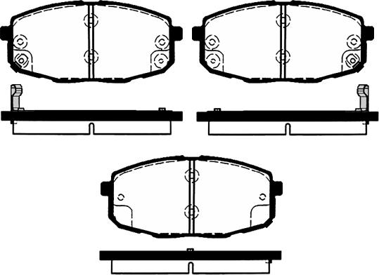 Raicam RA.0487.0 - Bremžu uzliku kompl., Disku bremzes autospares.lv