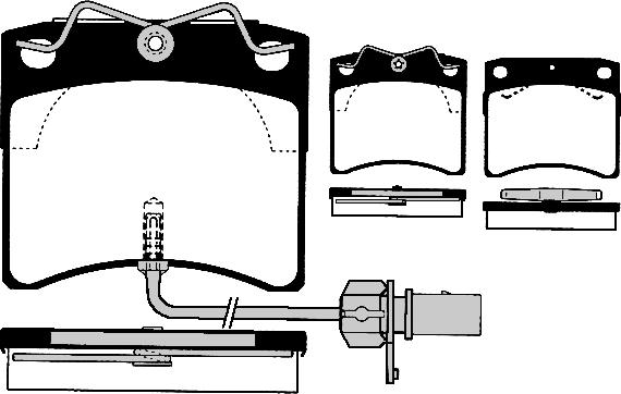 Raicam RA.0430.2 - Bremžu uzliku kompl., Disku bremzes www.autospares.lv