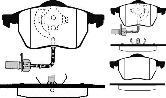 Raicam RA.0429.5 - Brake Pad Set, disc brake www.autospares.lv