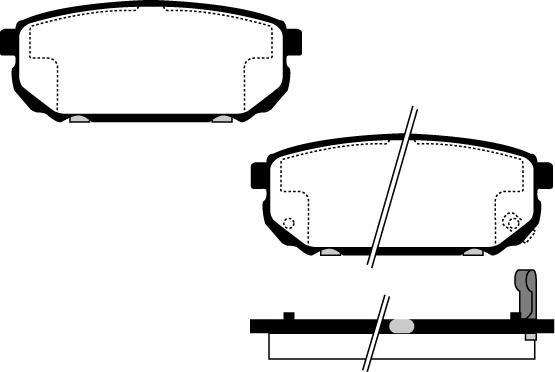 Raicam RA.0421.0 - Bremžu uzliku kompl., Disku bremzes autospares.lv