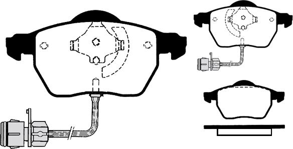 Raicam RA.0428.2 - Bremžu uzliku kompl., Disku bremzes www.autospares.lv