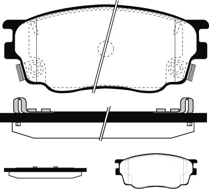 Raicam RA.0474.0 - Bremžu uzliku kompl., Disku bremzes www.autospares.lv