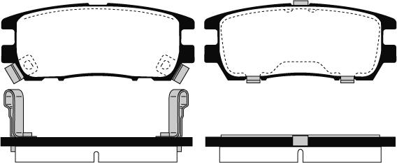 Raicam RA.0592.0 - Brake Pad Set, disc brake www.autospares.lv