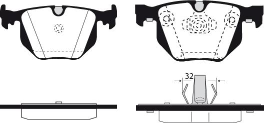 Raicam RA.0554.2 - Bremžu uzliku kompl., Disku bremzes www.autospares.lv