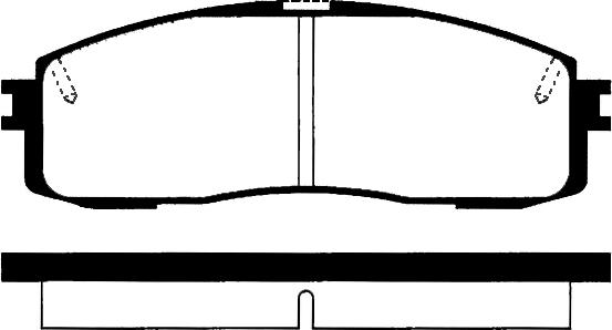 HELLA 8DB 355 033-671 - Bremžu uzliku kompl., Disku bremzes autospares.lv